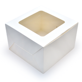 WILLOW Cake Box With Window – 15 X 15 X 10 CM 250 GSM (1 Carton X 50 Pieces)